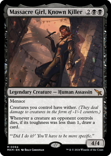 Massacre Girl, Known Killer (foil)