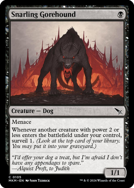 Snarling Gorehound (foil)