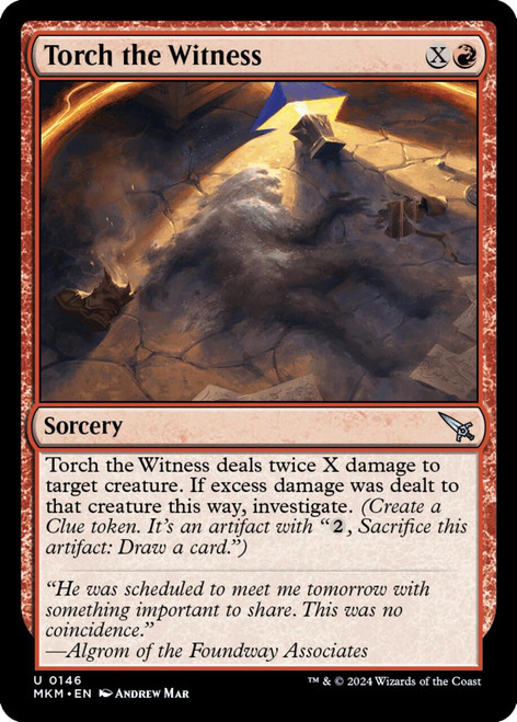 Torch the Witness (foil)
