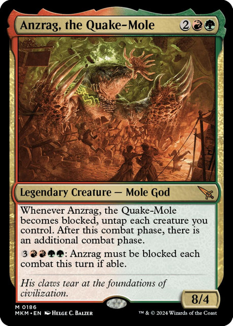 Anzrag, the Quake-Mole (foil)