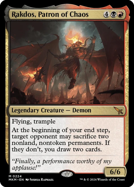 Rakdos, Patron of Chaos (foil)