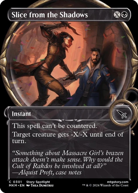 Slice from the Shadows (Showcase foil)