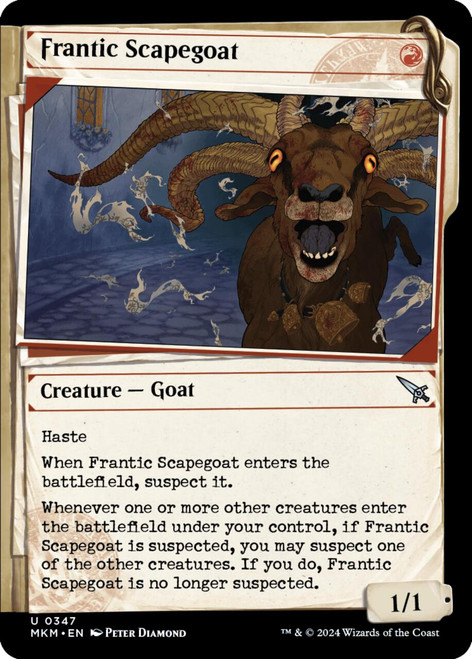 Frantic Scapegoat (Showcase foil)