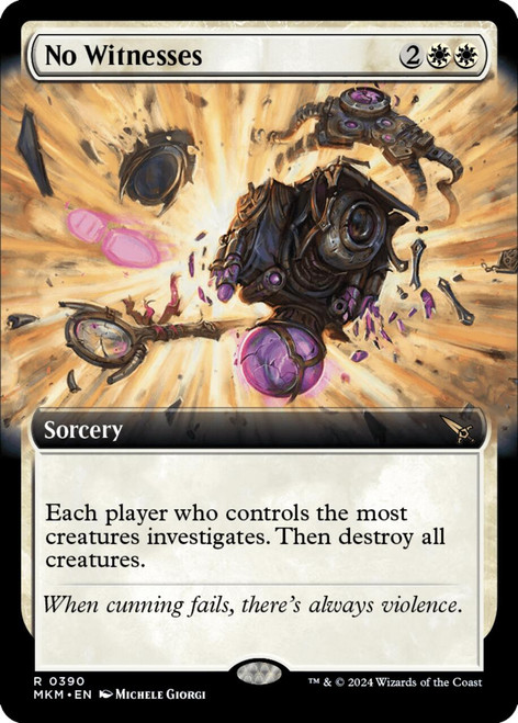 No Witnesses (Extended Art foil)
