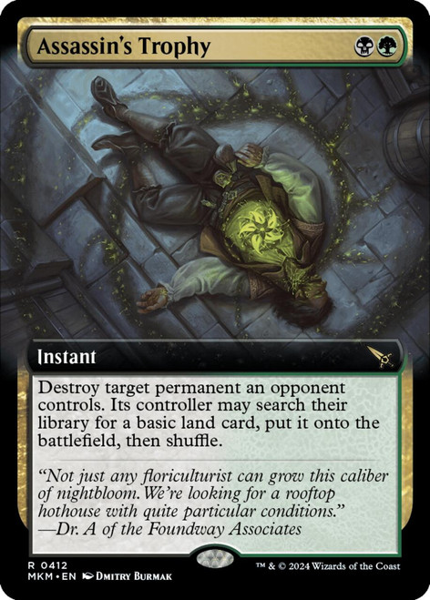 Assassin's Trophy (Extended Art foil)