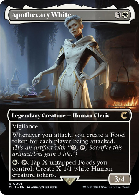 Apothecary White (Borderless Art)