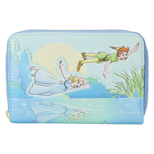 Disney: Peter Pan You Can Fly Glow Zip Around Wallet