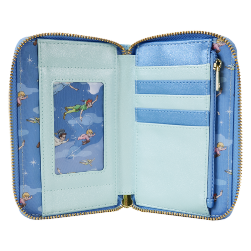 Disney: Peter Pan You Can Fly Glow Zip Around Wallet