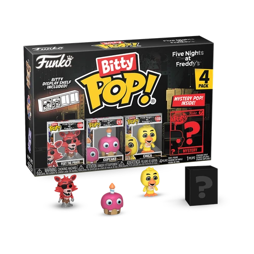 Bitty POP! Five Nights at Freddy's: Foxy, Cupcake & Chica 4-Pack