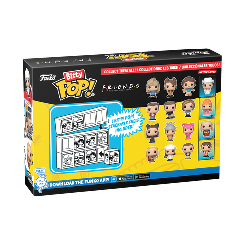 Bitty POP! Friends: Phoebe Buffay, Monica Geller, Chandler Bing 4-Pack