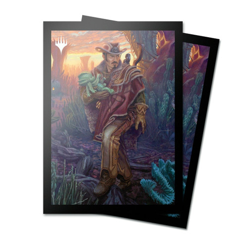 MTG Outlaws of Thunder Junction Deck Protector Sleeves featuring Yuma, Proud Protector (100)