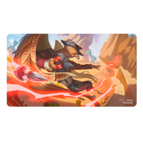 MTG Outlaws of Thunder Junction Playmat featuring Slickshot Show-Off