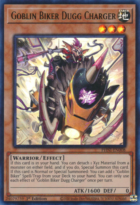 PHNI-EN008 Goblin Biker Dugg Charger (Ultra Rare)