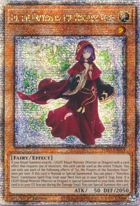 PHNI-EN019 Lo, the Prayers of the Voiceless Voice (Quarter Century Secret Rare)