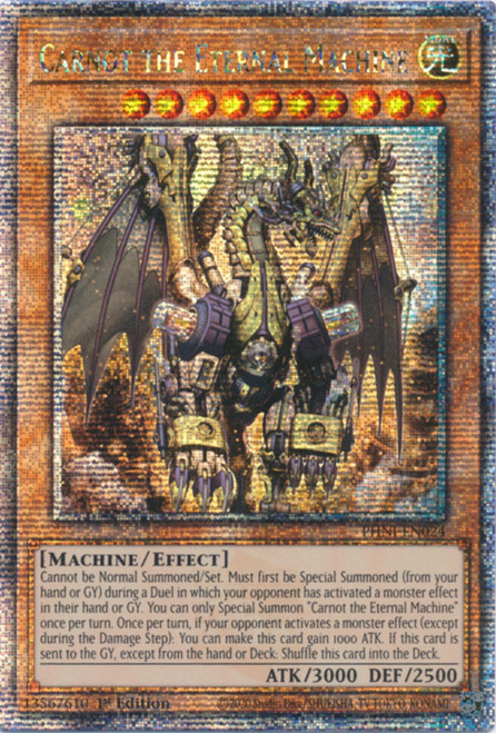 PHNI-EN024 Carnot the Eternal Machine (Quarter Century Secret Rare)