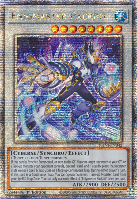 PHNI-EN042 Enigmaster Packbit (Quarter Century Secret Rare)