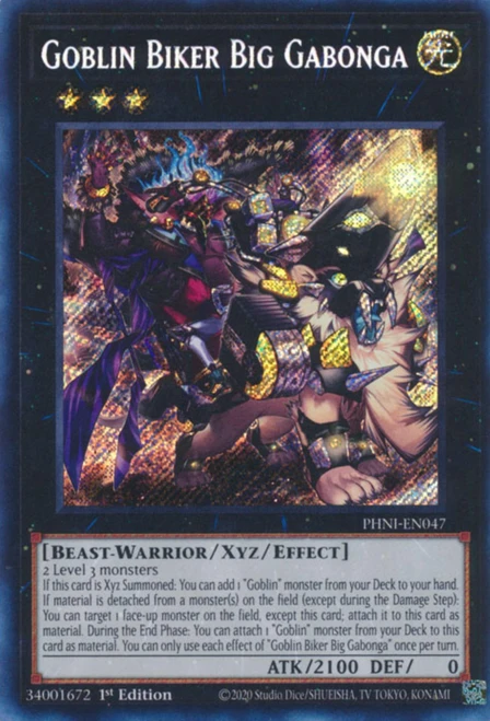 PHNI-EN047 Goblin Biker Big Gabonga (Secret Rare)