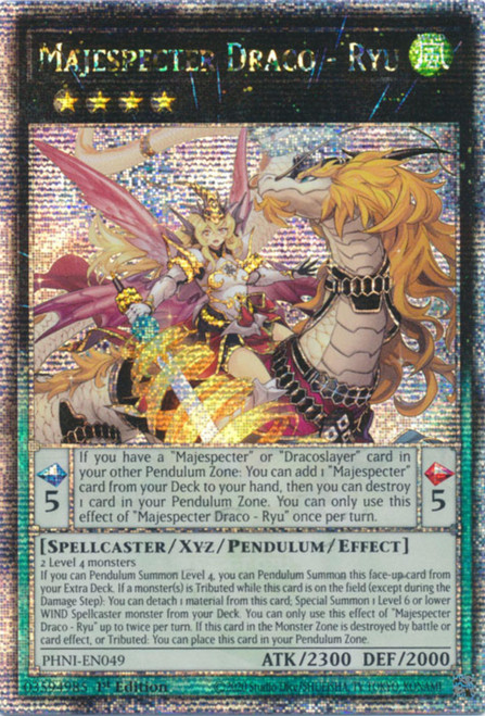 PHNI-EN049 Majespecter Draco - Ryu (Quarter Century Secret Rare)