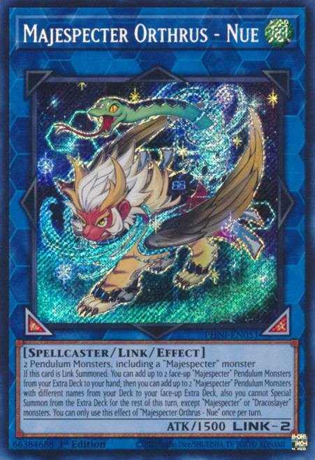 PHNI-EN051 Majespecter Orthrus - Nue (Secret Rare)