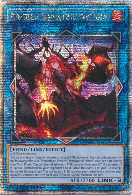 PHNI-EN052 Promethean Princess, Bestower of Flames (Quarter Century Secret Rare)