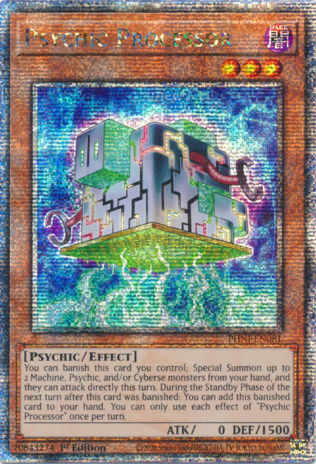 PHNI-EN081 Psychic Processor (Quarter Century Secret Rare)