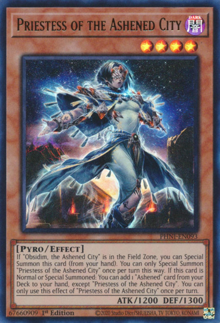 PHNI-EN093 Priestess of the Ashened City (Ultra Rare)