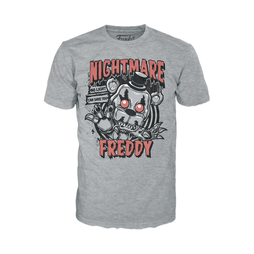POP! & Tee: Five Nights at Freddy's - Nightmare Freddy (Glow in the Dark) T-Shirt set