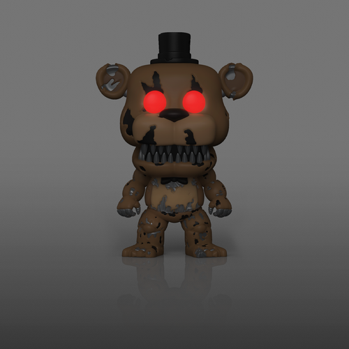 POP! & Tee: Five Nights at Freddy's - Nightmare Freddy (Glow in the Dark) T-Shirt set