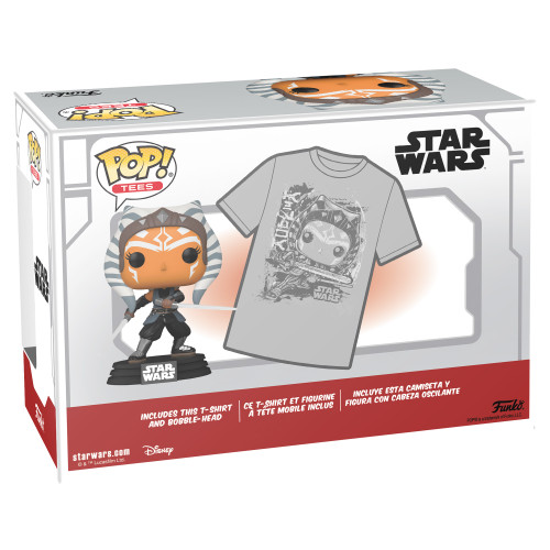 POP! & Tee: Star Wars: The Mandalorian - Ahsoka (Glow in the Dark) T-Shirt set