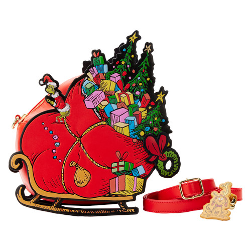 *DAMAGED* Dr. Suess' How the Grinch Stole Christmas! Sleigh Crossbody Bag