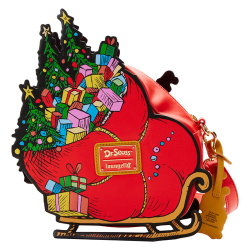 *DAMAGED* Dr. Suess' How the Grinch Stole Christmas! Sleigh Crossbody Bag