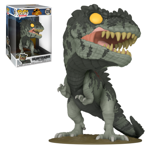 *DAMAGED* POP! Movies - Jurassic World Dominion #1210 Giganotosaurus 10-Inch Jumbo Sized