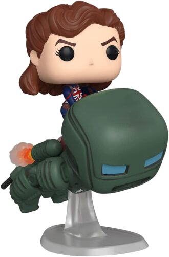 *DAMAGED* POP! Marvel - What If...? #885 Captain Carter and the Hydra Stomper Deluxe