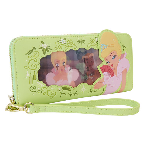 Disney: The Princess and the Frog Tiana Lenticular Zip Around Wristlet Wallet