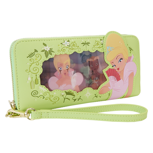 Disney: The Princess and the Frog Tiana Lenticular Zip Around Wristlet Wallet