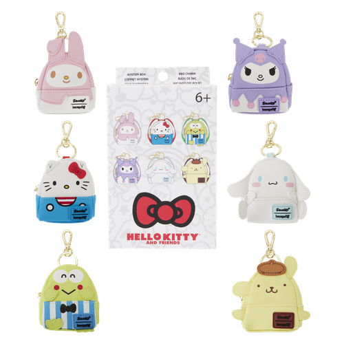 Sanrio Hello Kitty & Friends Cosplay Mystery Box Mini Backpack Keychain Charm
