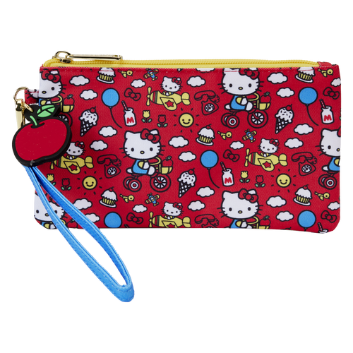 Sanrio: Hello Kitty 50th Anniversary Classic All-Over-Print Nylon Wristlet Wallet