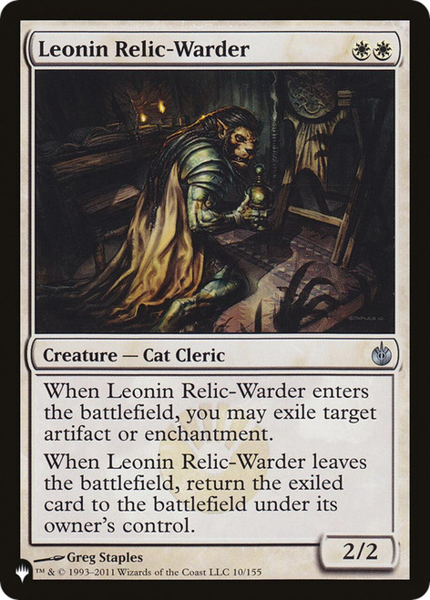 Leonin Relic-Warder (The List Reprint)