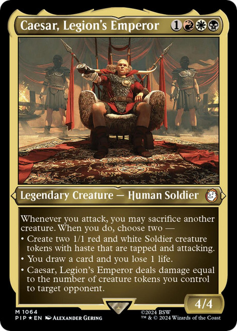Caesar, Legion's Emperor (Etched Foil Display Commander)