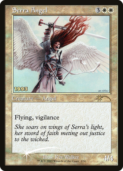 Serra Angel (30th Anniversary foil) | Promotional Cards