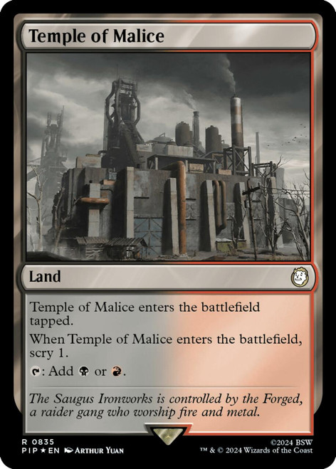 Temple of Malice (Surge Foil) | Universes Beyond: Fallout