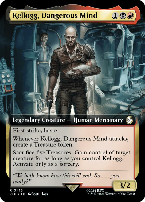 Kellogg, Dangerous Mind (Extended Art) | Universes Beyond: Fallout