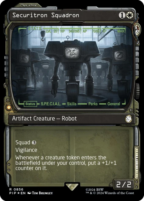 Securitron Squadron (Showcase Frame) (Surge Foil)