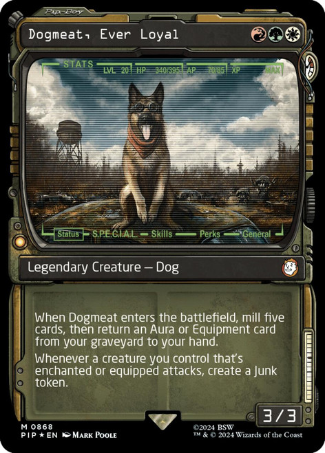 Dogmeat, Ever Loyal (Showcase Frame) (Surge Foil)
