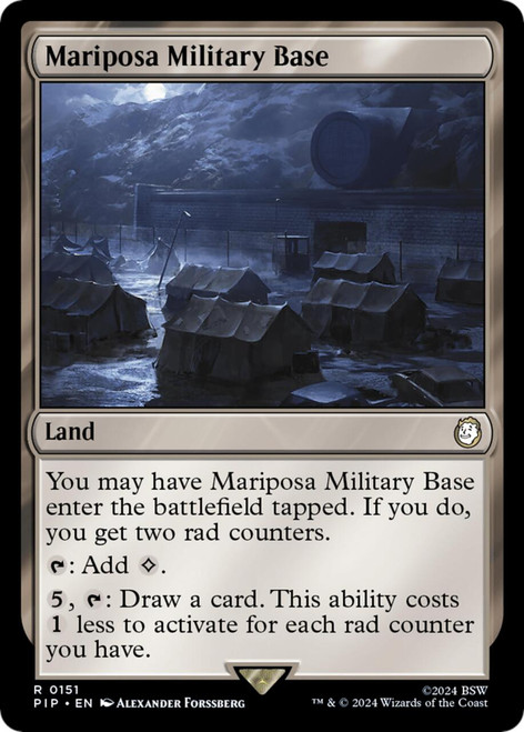 Mariposa Military Base (Foil) | Universes Beyond: Fallout