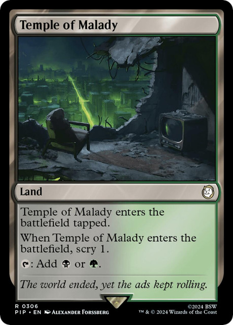 Temple of Malady (Foil) | Universes Beyond: Fallout