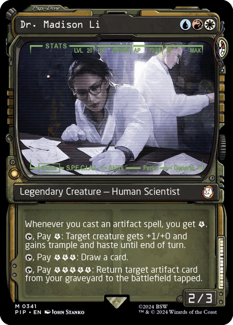Dr. Madison Li (Showcase Frame) (Foil)