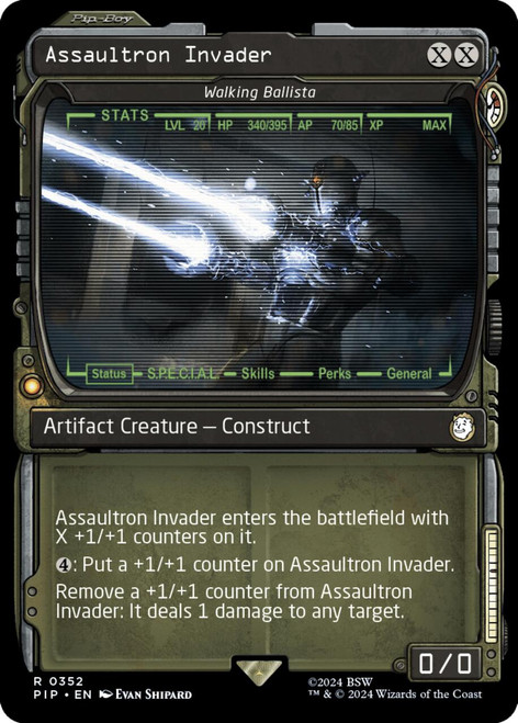 Walking Ballista [Assaultron Invader] (Showcase Frame) (Foil)