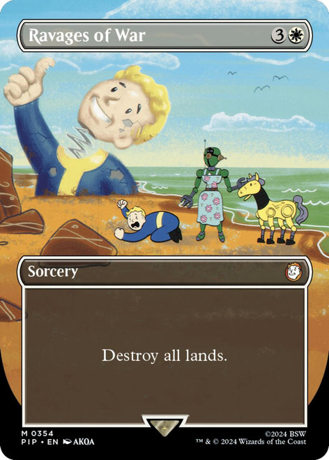 Ravages of War (Borderless Art) (Foil)