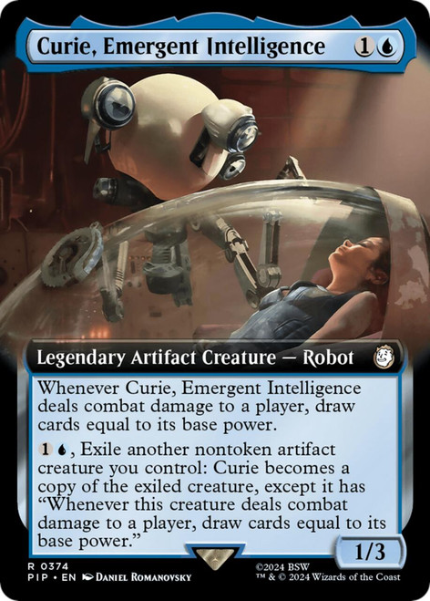 Curie, Emergent Intelligence (Extended Art) (Foil)